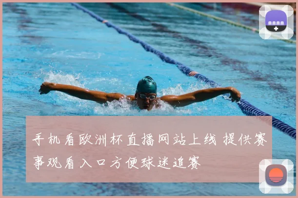 手机看欧洲杯直播网站上线 提供赛事观看入口方便球迷追赛