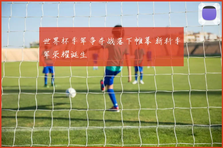 世界杯季军争夺战落下帷幕 新科季军荣耀诞生